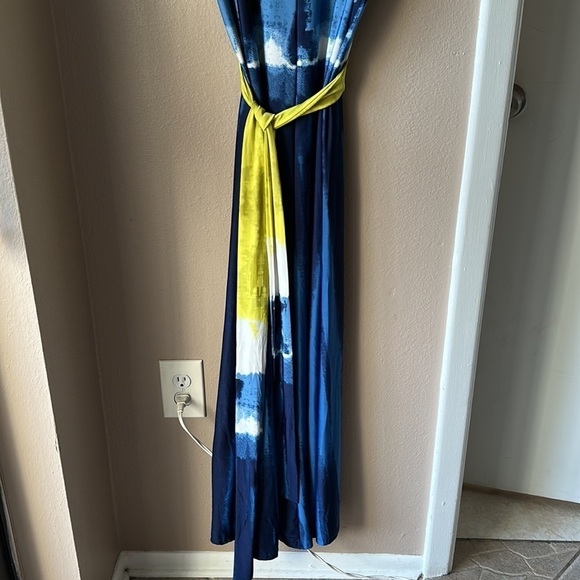 BLOOMING ROSE Colorblock Sleeveless Maxi Dress - Picture 3 of 7